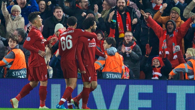Liverpool consiguió una sufrida victoria sobre Napoli y se instaló en octavos de la Champions