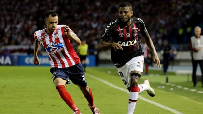 Atlético Paranaense y Junior chocan por un inédito título en la final de la Copa Sudamericana