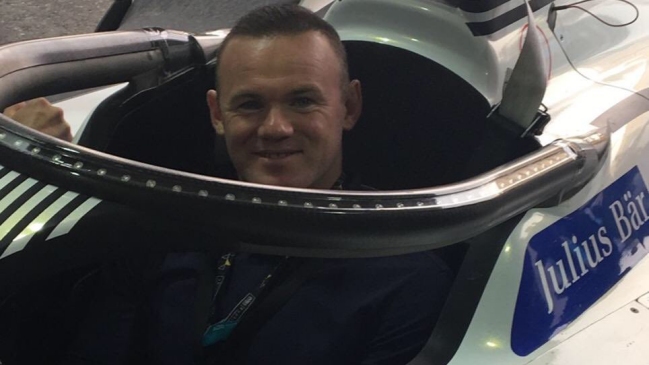 Wayne Rooney se subió a un monoplaza de la Fórmula E en el ePrix de Arabia Saudita