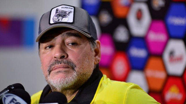 Maradona volvió a ocupar su polémica frase tras ser dado de alta