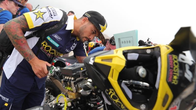 Pablo Quintanilla finalizó quinto en la segunda etapa de motos en el Dakar 2019