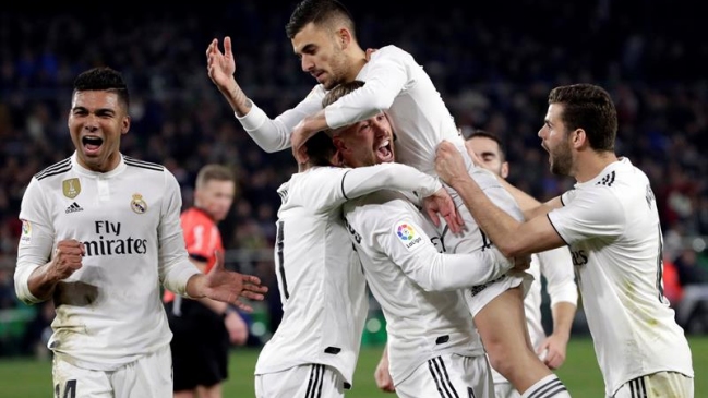 Real Madrid consiguió un sufrido triunfo sobre Betis en la liga española