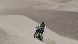 Pablo Quintanilla perdió el liderato ante Ricky Brabec en la séptima etapa de motos en el Dakar