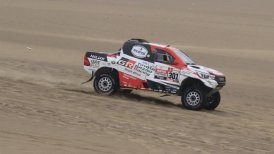 Al-Attiyah se acercó aún más a su tercer título en el Dakar en nueva exhibición de Loeb