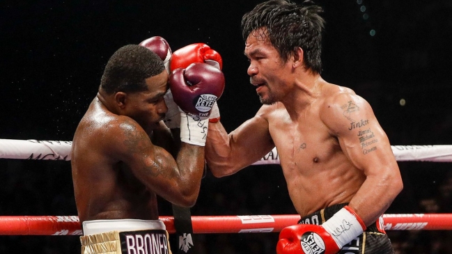 Manny Pacquiao retuvo el título ante Adrien Broner y retó a Floyd Mayweather para revancha