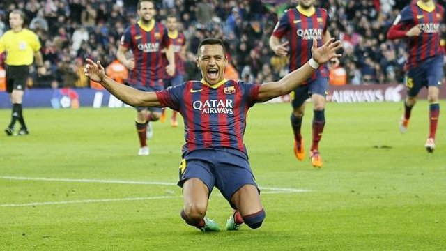 Golazo de Alexis a Real Madrid postula al mejor de la historia de Barcelona