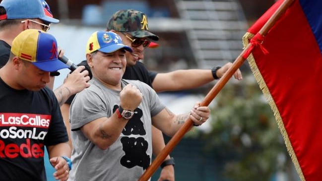 Diego Maradona: Hoy más que nunca con el presidente Maduro