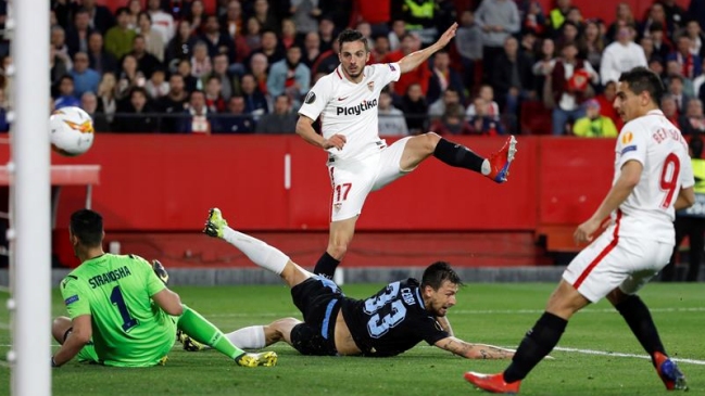 Sevilla clasificó a los octavos de final de la Europa League tras eliminar a Lazio
