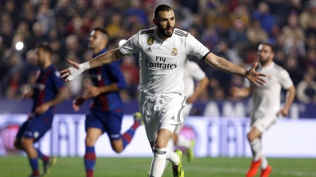 Real Madrid venció a Levante con dos penales