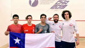 Team Chile de Squash se coronó campeón en Sudamericano Juvenil en Cochabamba