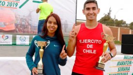 Carlos Pereira y Yendi Ugalde ganaron la Media Maratón de Quintero