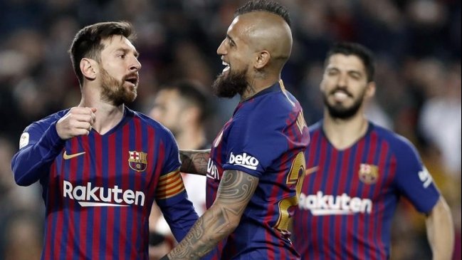 FC Barcelona venció a Rayo Vallecano con gran participación de Arturo Vidal