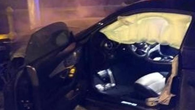 Delantero de Sampdoria sufrió accidente vehicular tras huir de la Policía en estado de ebriedad