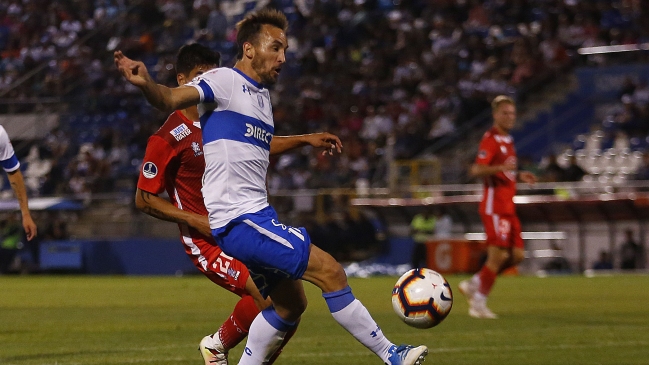 José Pedro Fuenzalida es duda en la UC para el duelo ante Rosario Central por Copa Libertadores