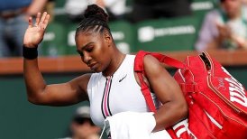 Serena Williams se retiró en la segunda ronda de Indian Wells por enfermedad viral