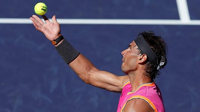 Rafael Nadal conquistó su paso a cuartos de final de Indian Wells a costa de Krajinovic