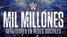WWE superó los mil millones de seguidores en redes sociales