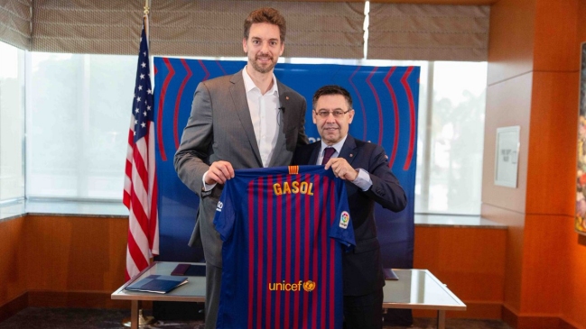 FC Barcelona fichó a Pau Gasol como embajador del club en Estados Unidos