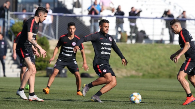 La selección chilena vive su segunda jornada de entrenamientos en San Diego