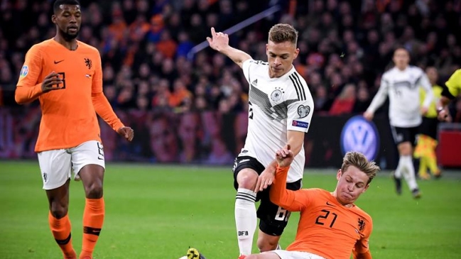 Holanda recibe a Alemania en un atractivo duelo por las Clasificatorias a la Eurocopa