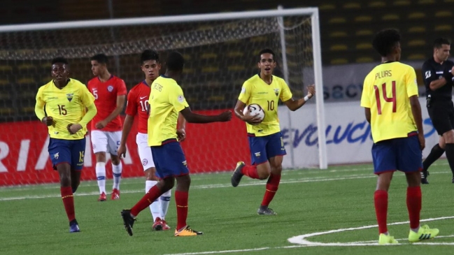 Chile cayó en el último minuto ante Ecuador en el Sudamericano Sub 17