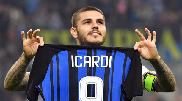 Mauro Icardi dejó atrás las polémicas y volvió a los trabajos con Inter de Milán