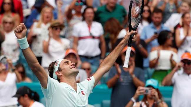 Federer: Fue una semana muy especial para mí y estoy feliz por lo conseguido en Miami