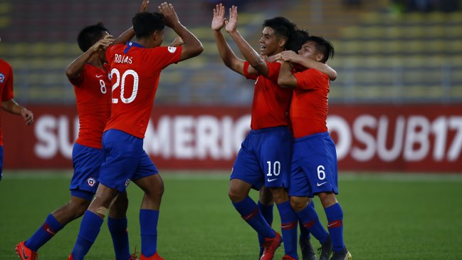 Chile enfrenta a Perú en el hexagonal final del Sudamericano Sub 17