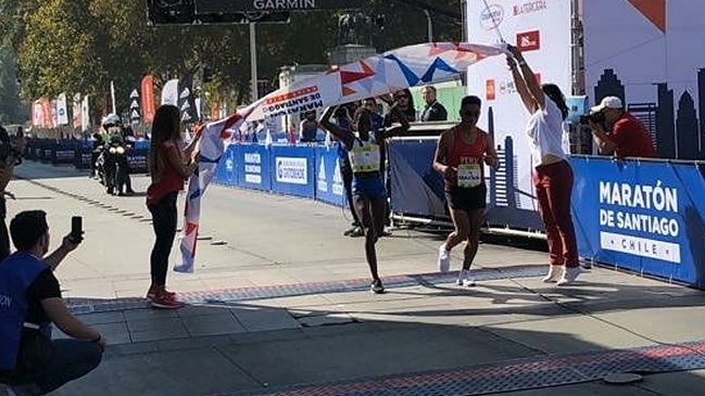 Gladys Jepkemoi fue la triunfadora en damas del Maratón de Santiago 2019