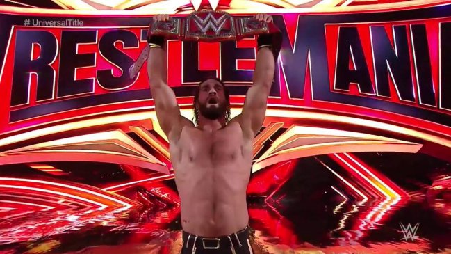 Seth Rollins destronó a Brock Lesnar por el título Universal en Wrestlemania
