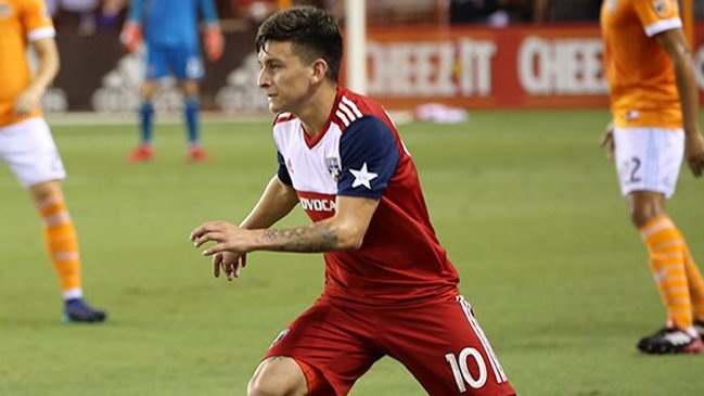 Pablo Aránguiz vio acción en la victoria FC Dallas frente a Portland Timbers