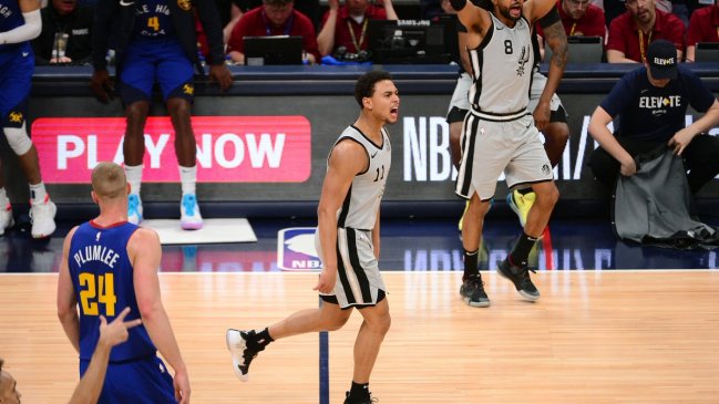 San Antonio Spurs tomó ventaja sobre Denver Nuggets en los playoffs de la NBA