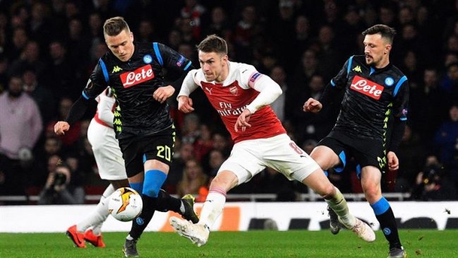 Napoli cree en la remontada sobre Arsenal, que tiene pie y medio en semis de la Europa League