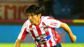 Matías Fernández participó en el empate de Junior con Deportivo Cali en la liga colombiana
