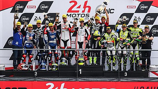 La Kawasaki de Checa, Guarnoni y Nigon ganó las 24 Horas de Le Mans