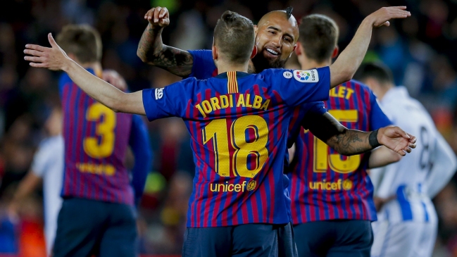 Siguen los elogios a Vidal en España: "Su ímpetu le permitió conquistar el aplauso del Camp Nou"