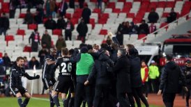 Besiktas de Medel y Enzo Roco derribó a Sivasspor y se acerca a la próxima Champions League