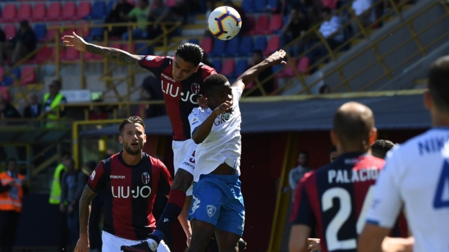 Erick Pulgar jugó en victoria clave de Bologna sobre Empoli en la Serie A