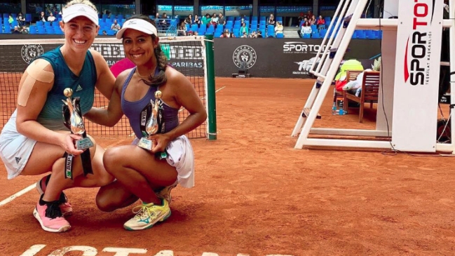 Alexa Guarachi cayó en la final del dobles en el WTA de Estambul