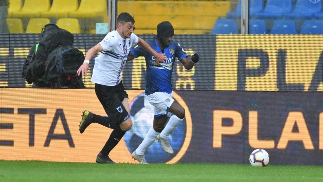 Parma de Francisco Sierralta igualó con Sampdoria en la liga italiana