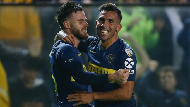 Boca Juniors venció a Athletico Paranaense y se quedó con el primer lugar de su grupo