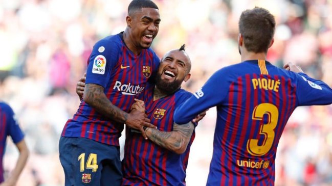 Vidal tras su aporte en nuevo triunfo de Barcelona: "Las penas del fútbol se pasan con fútbol"