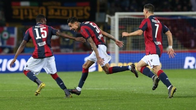 Bologna goleó a Parma con gran actuación de Erick Pulgar en la Serie A
