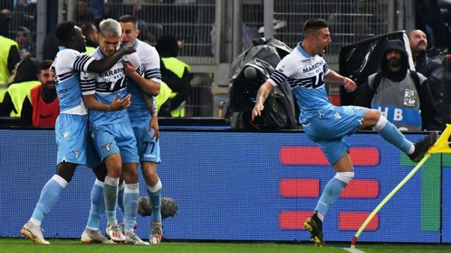 Lazio tumbó en el final a Atalanta y se quedó con la Copa Italia