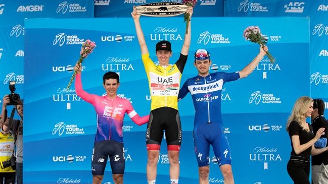 El esloveno Pogacar y la holandesa Van der Breggen ganaron el Tour de California