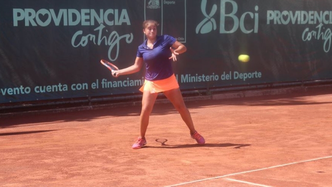 Bárbara Gatica aprovechó retiro de su rival y avanzó a semifinales en Túnez