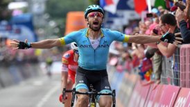 Dario Cataldo ganó el esprint de la decimoquinta etapa del Giro