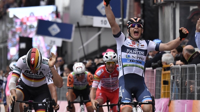 Damiano Cima fue el más rápido en la etapa 19 del Giro