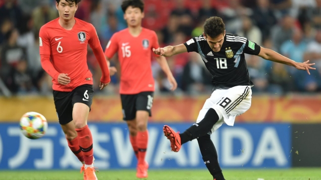 Mundial sub 20: Argentina avanzó a octavos como líder de su grupo, pese a caer con Corea del Sur