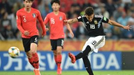 Mundial sub 20: Argentina avanzó a octavos como líder de su grupo, pese a caer con Corea del Sur
